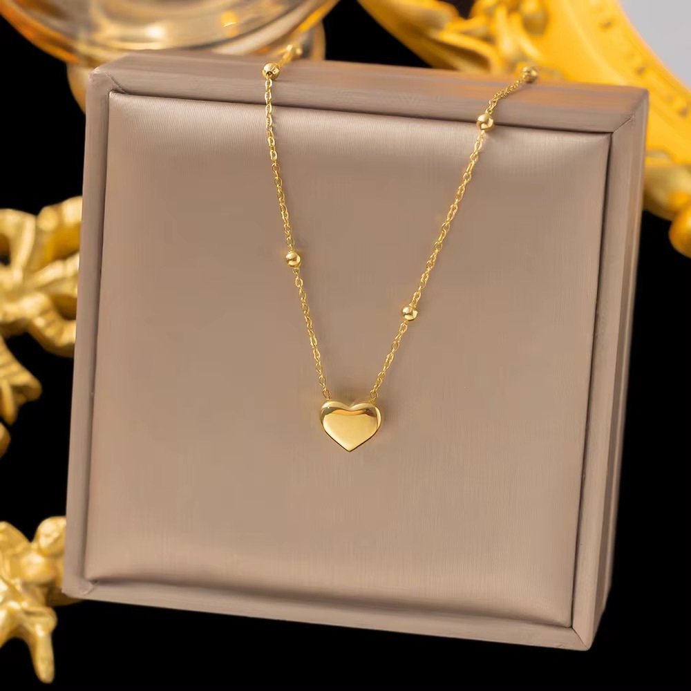 :
Trendy Gold Chain Necklace – Stainless Steel, Everyday Shine